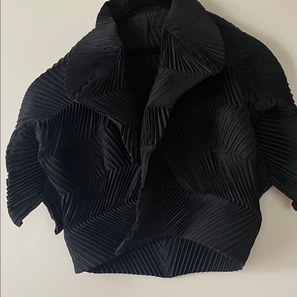 Issey Miyake very Rare jacket JP3 US M in BLACK - Picture 2 of 8
